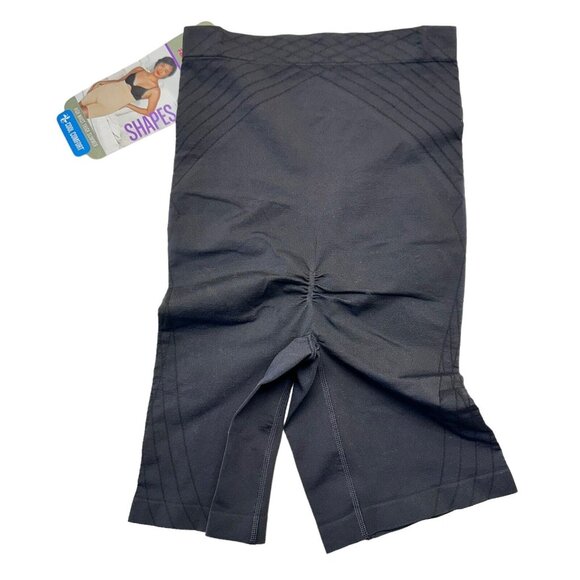 Maidenform Cool Comfort High Waist Firm Shaping Shorts SZ M  Black Recycled Yarn - Picture 6 of 10